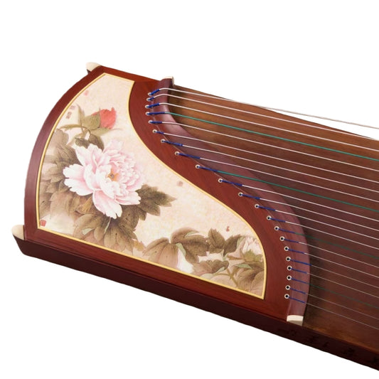 Dunhuang Entry Level Silken Blossoms African Blackwood Guzheng 696B-R 敦煌牌国色天香 for Begginers Performancers Graded Examinations