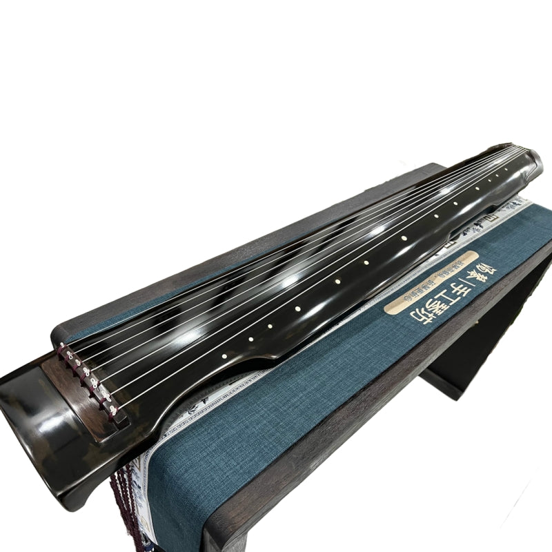 LANDTOM High-Level/Concert level pure handmade Zhongni style 100+ years Fir(杉木）Guqin/Chinese zither by famous master