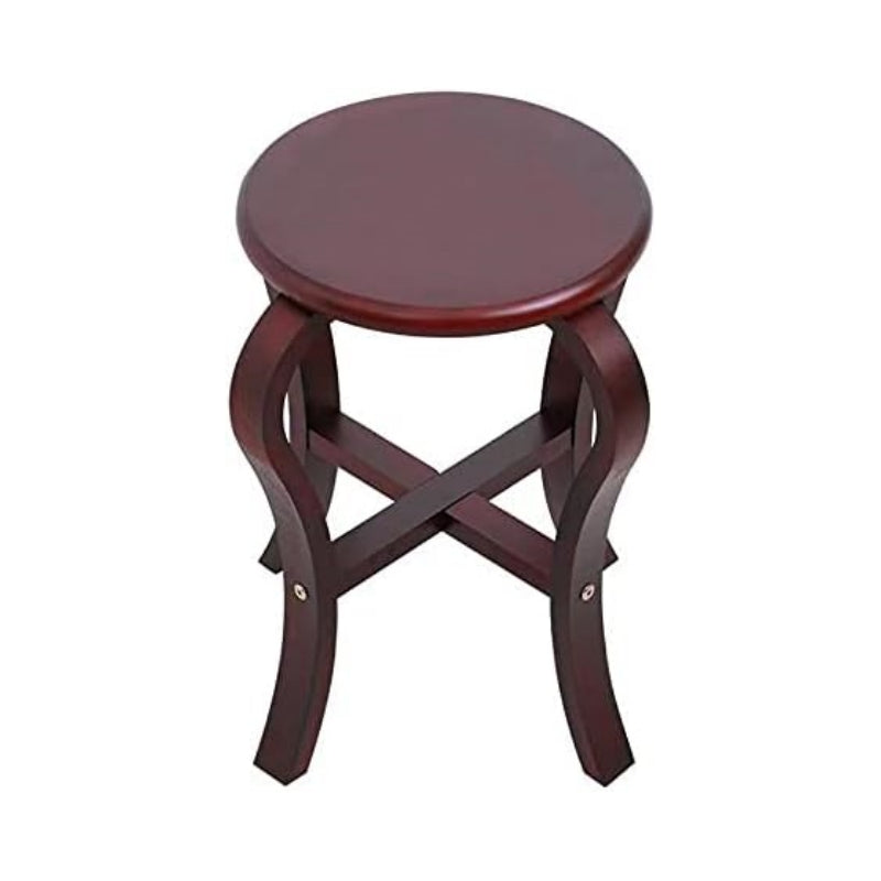 LANDTOM Sturdy Stool Guzheng Stool Solid Wood Guzheng Round Stool Single Piano Stool Antique Mahogany Stool Chinese Style Stool Stool Removable Instrument Stool