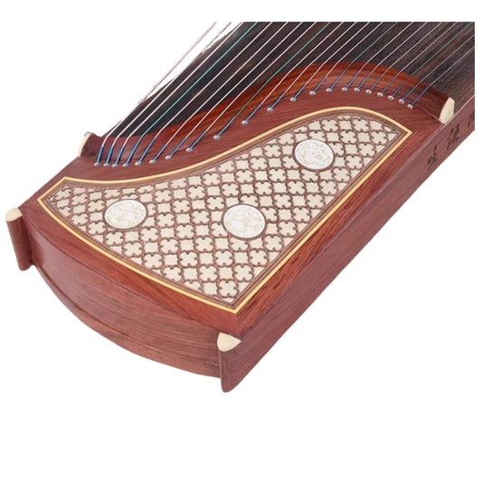 Dunhuang Entry Level Night Rain on a Plantain Window Carved Guzheng 694KK 敦煌牌蕉窗夜雨 for Begginers