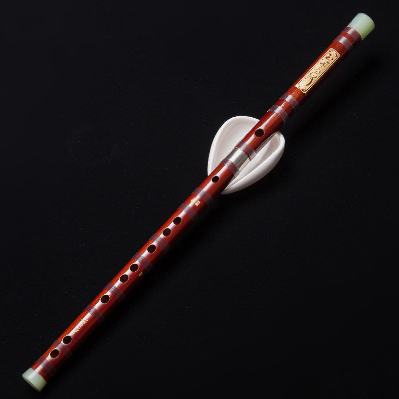 LANDTOM Selected Professional Bamboo Dizi 8886 Bitter Bamboo Chinese Transverse Flute C D E F Key Made & Signed by Dong Xuehua