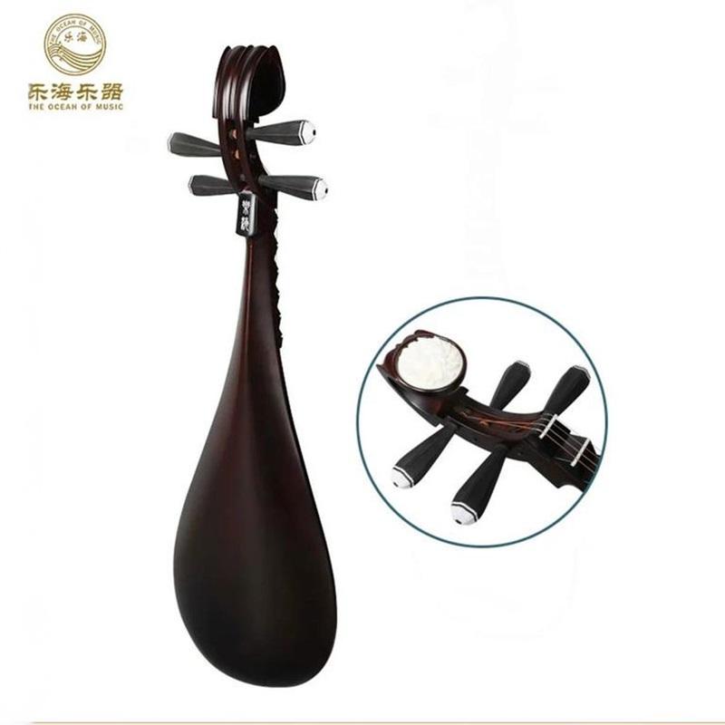 LANDTOM Yuehai Adult's African Rosewood Pipa 91W For beginners, Pipa performance, professional grade examination