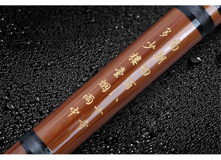 LANDTOM Flute Dizi Pluggable Handmade Traditional Chinese Instrument with Bamboo Membrane