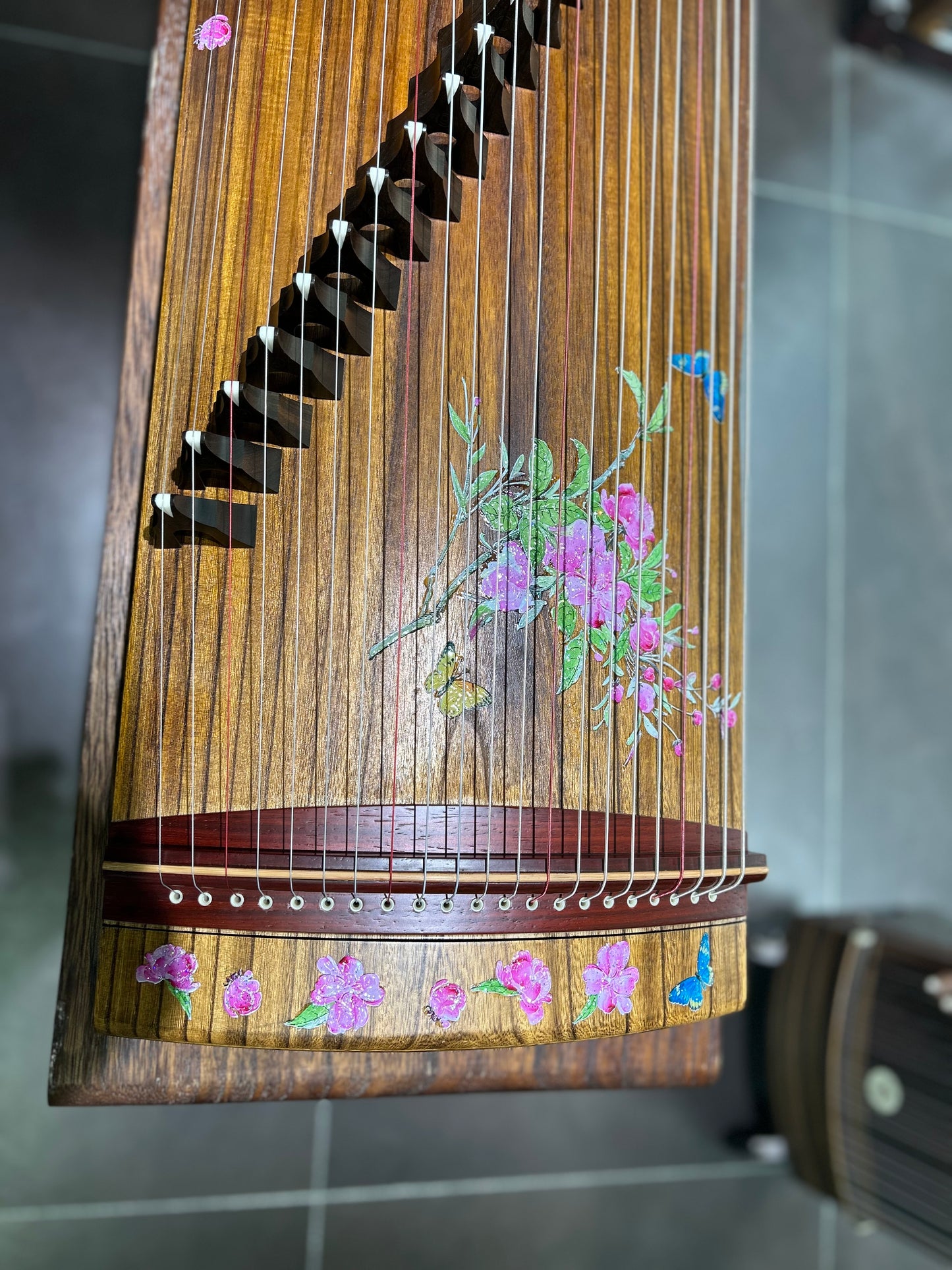 LANDTOM Professional Performance Grade Paulownia Travel Guzheng 100CM Fuxiyi（伏羲易）