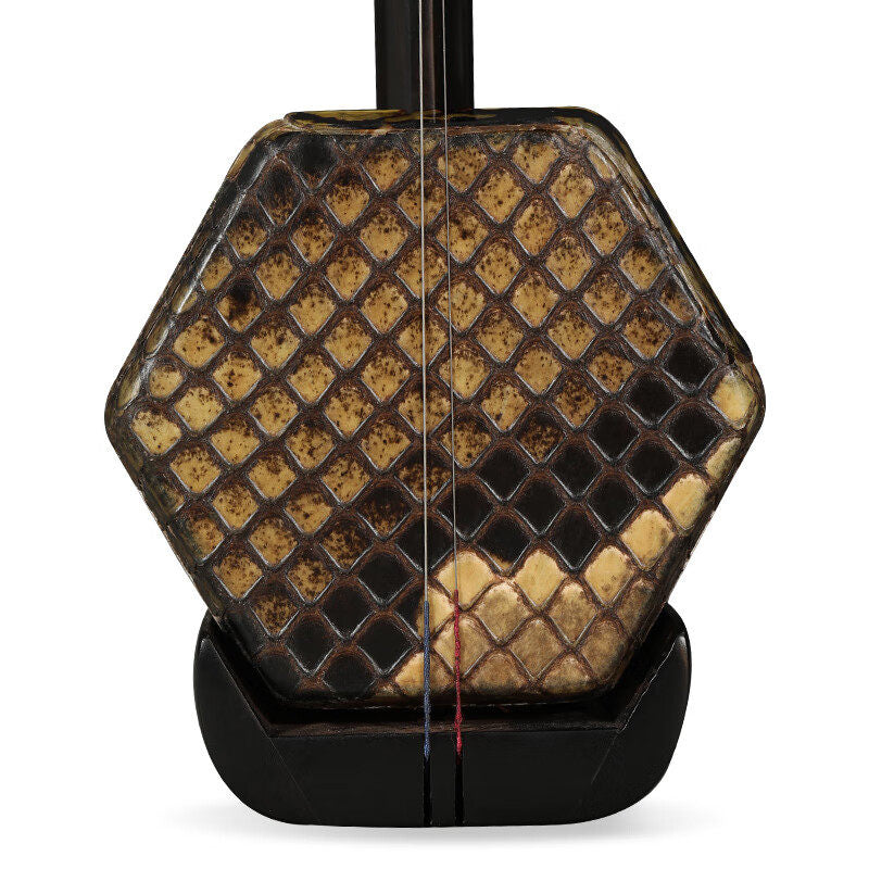 Huqiu Erhu 5153 Ebony Professional Chinese Two-String Instrument with Huqiu Hard Case