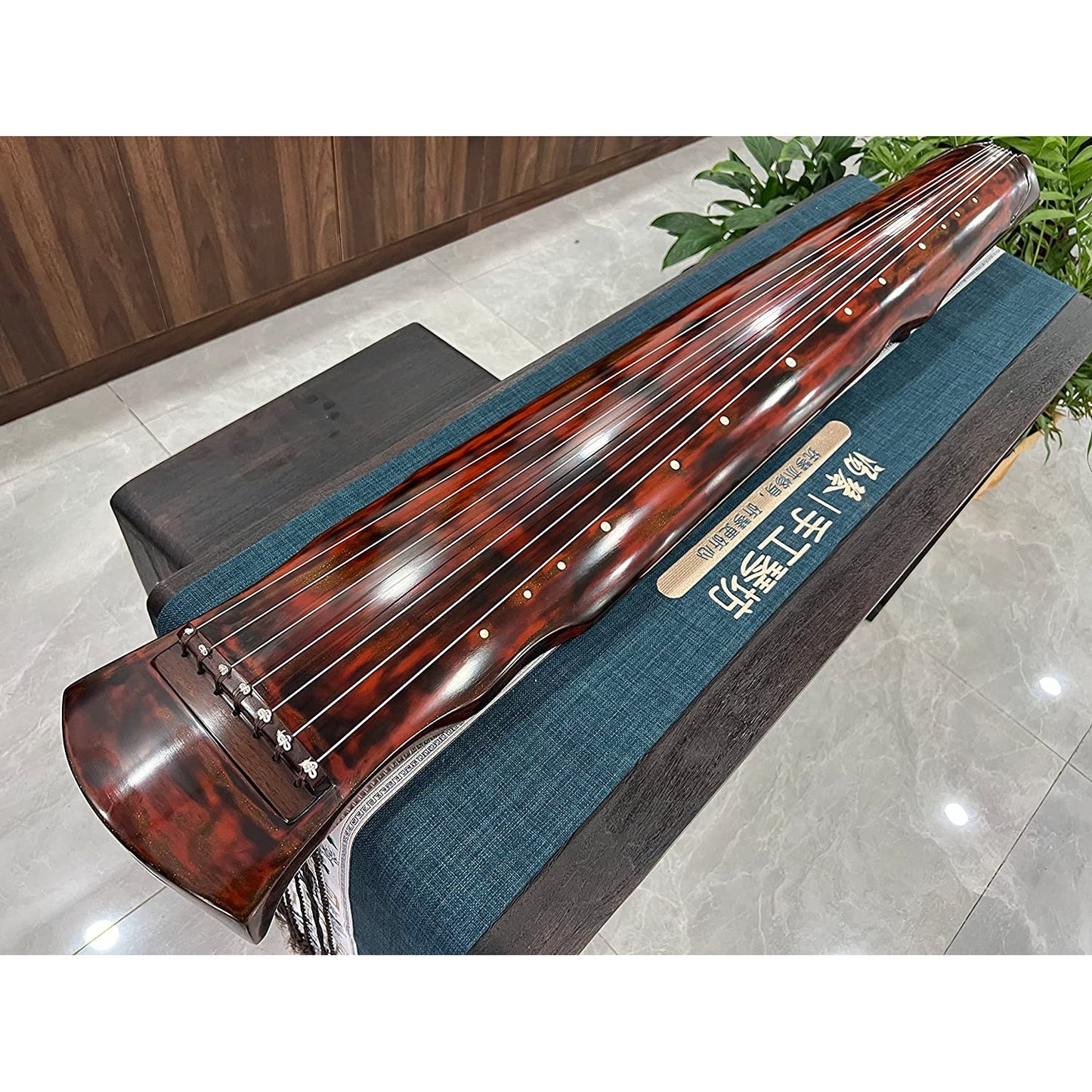LANDTOM High Level/Concert level pure handmade Fuxi style 100 years Fir(杉木）Guqin/Chinese zither by famous master