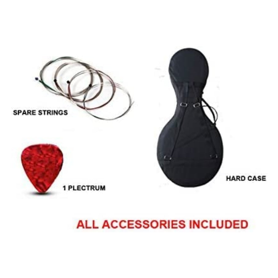 LANDTOM Selected Burmese Rosewood (Dalbergia oliveri) Zhongruan Professional Performance Grade with Paulownia Soundboard, Cutaway Body, Peony Headstock
