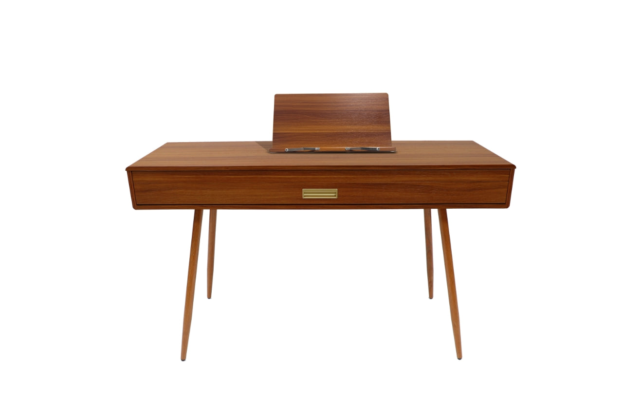 LANDTOM 88-Key Heavy Hammer Beginner Electric Piano Drawer Type Home Desk Electronic Piano（Brown）