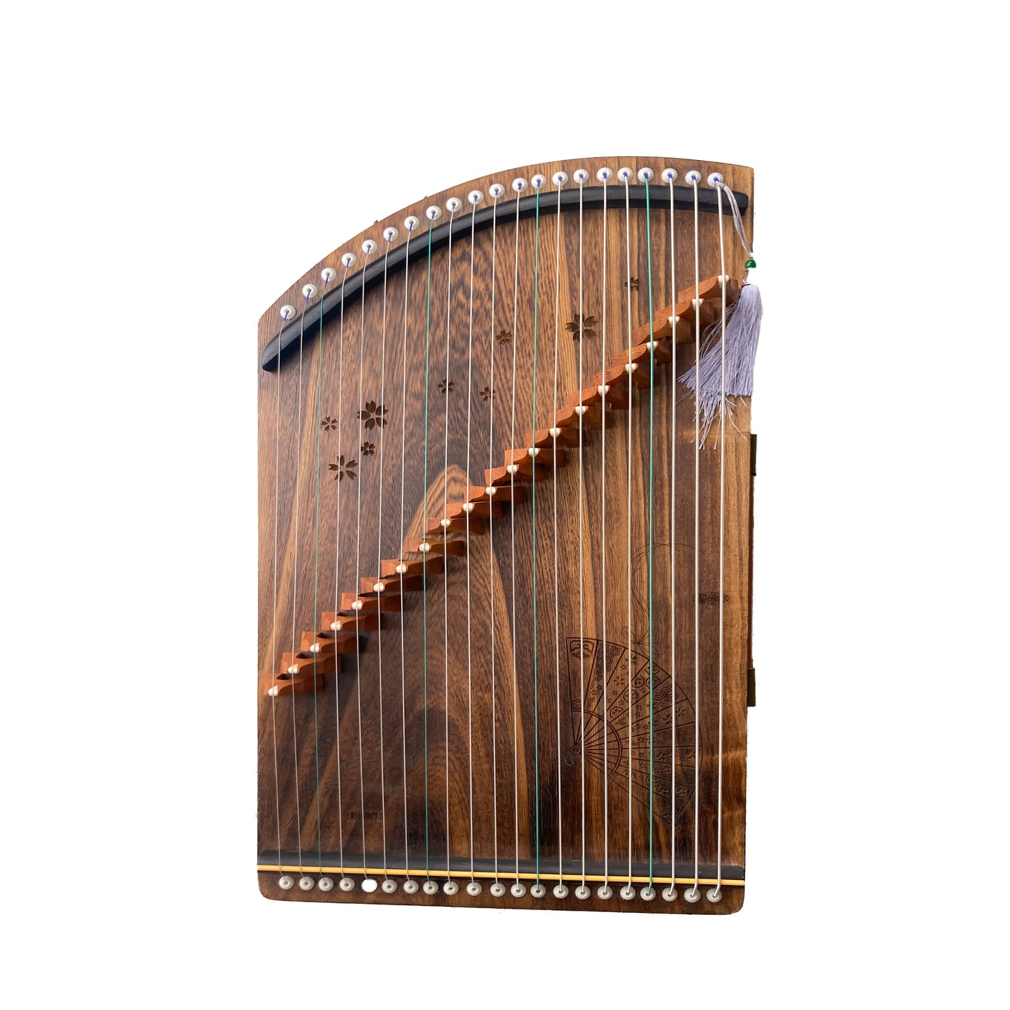 LANDTOM Guzheng Finger Trainer with Full Accessories/Guzheng Code/Backpack, Suitable for Professional/Adult/Beginner/Children 21 Strings (Anti-skip board)