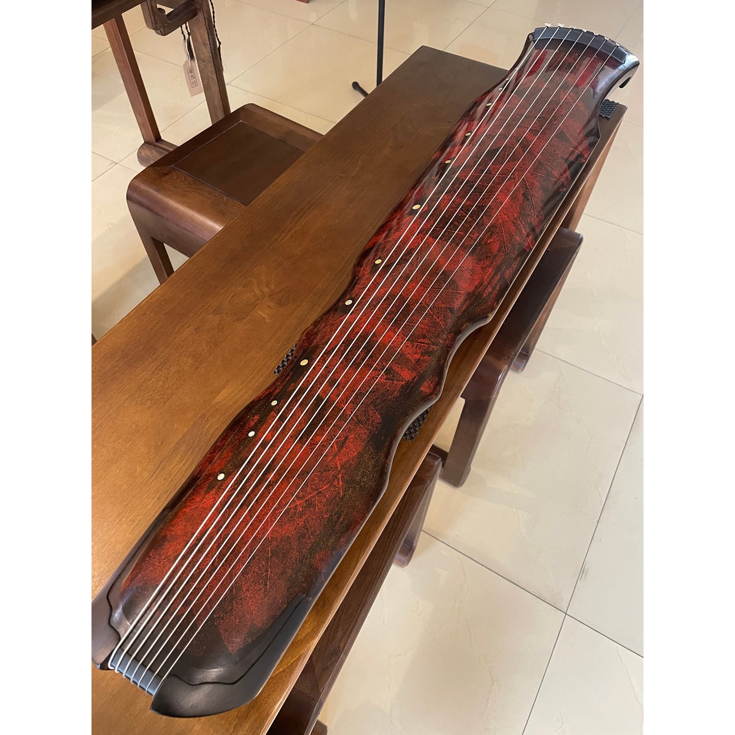 LANDTOM Professional Performance Level Pure Handmade Old Fir(老杉木) Chinese Lingji Style Guqin
