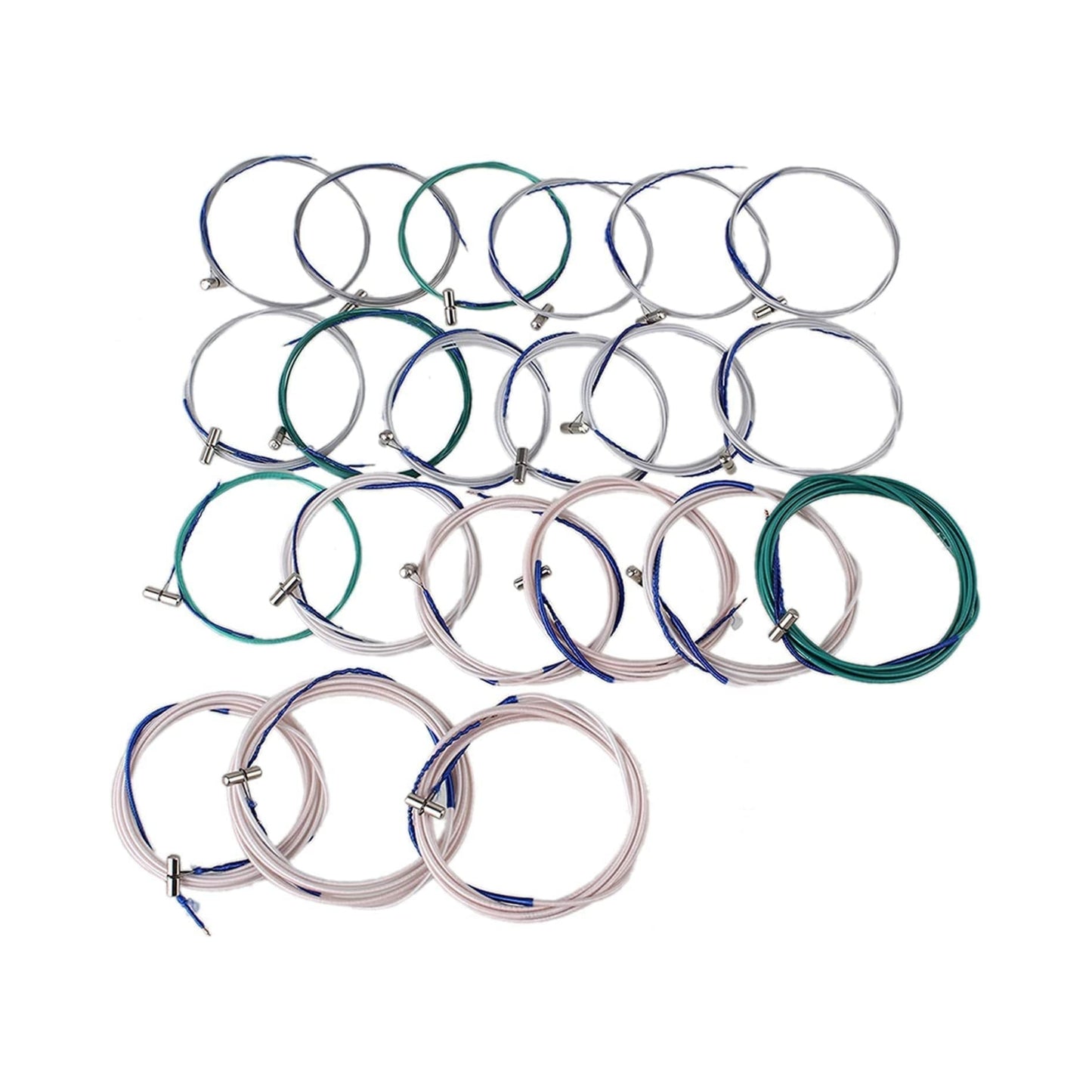 LANDTOM Chinese Guzheng Accessory Steel Wire and Nylon Guzheng String (1-10#)