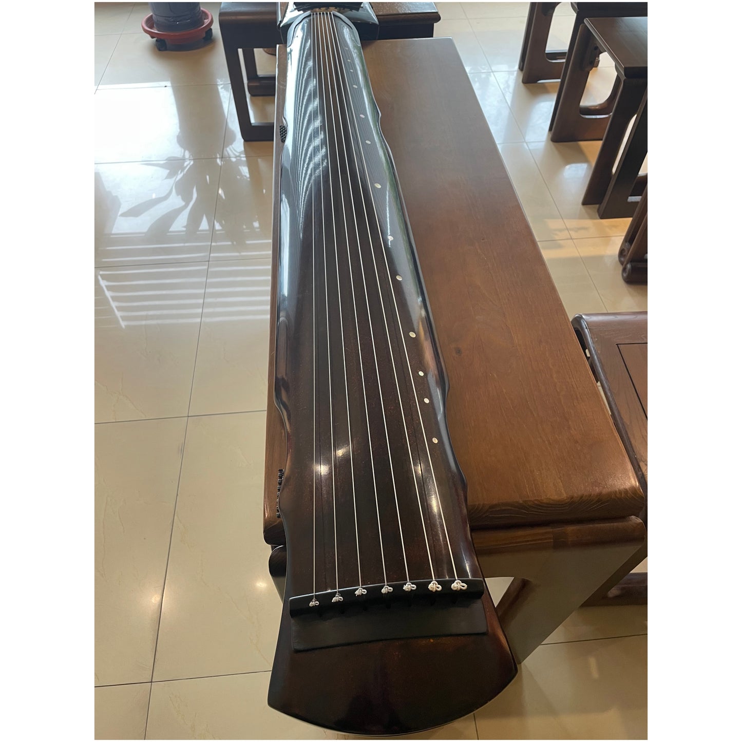 LANDTOM Professional Performance Level Pure Handmade Old Fir(老杉木) Chinese Lingji Style Guqin