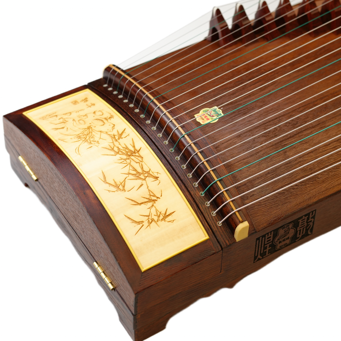 Dunhuang Entry Level Lan Yun You Meng – Orchid's Dreamy Rhyme Select-Grade Manchurian Ash Guzheng 689E-NJ 敦煌牌兰韵幽梦 for Begginers