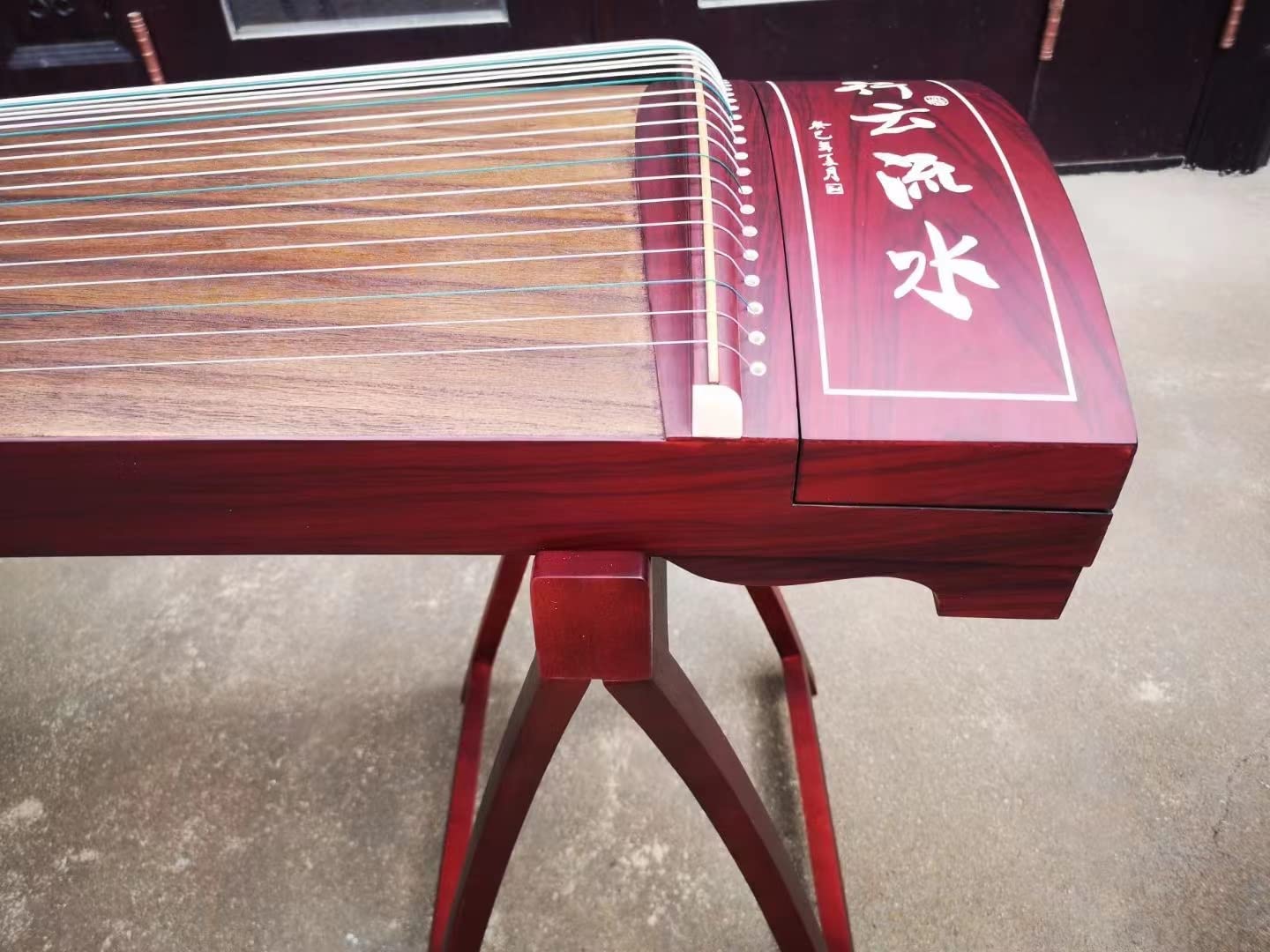 LANDTOM Professional Paulownia Guzheng（163cm）for Adults/Children/beginner (Flowing water)