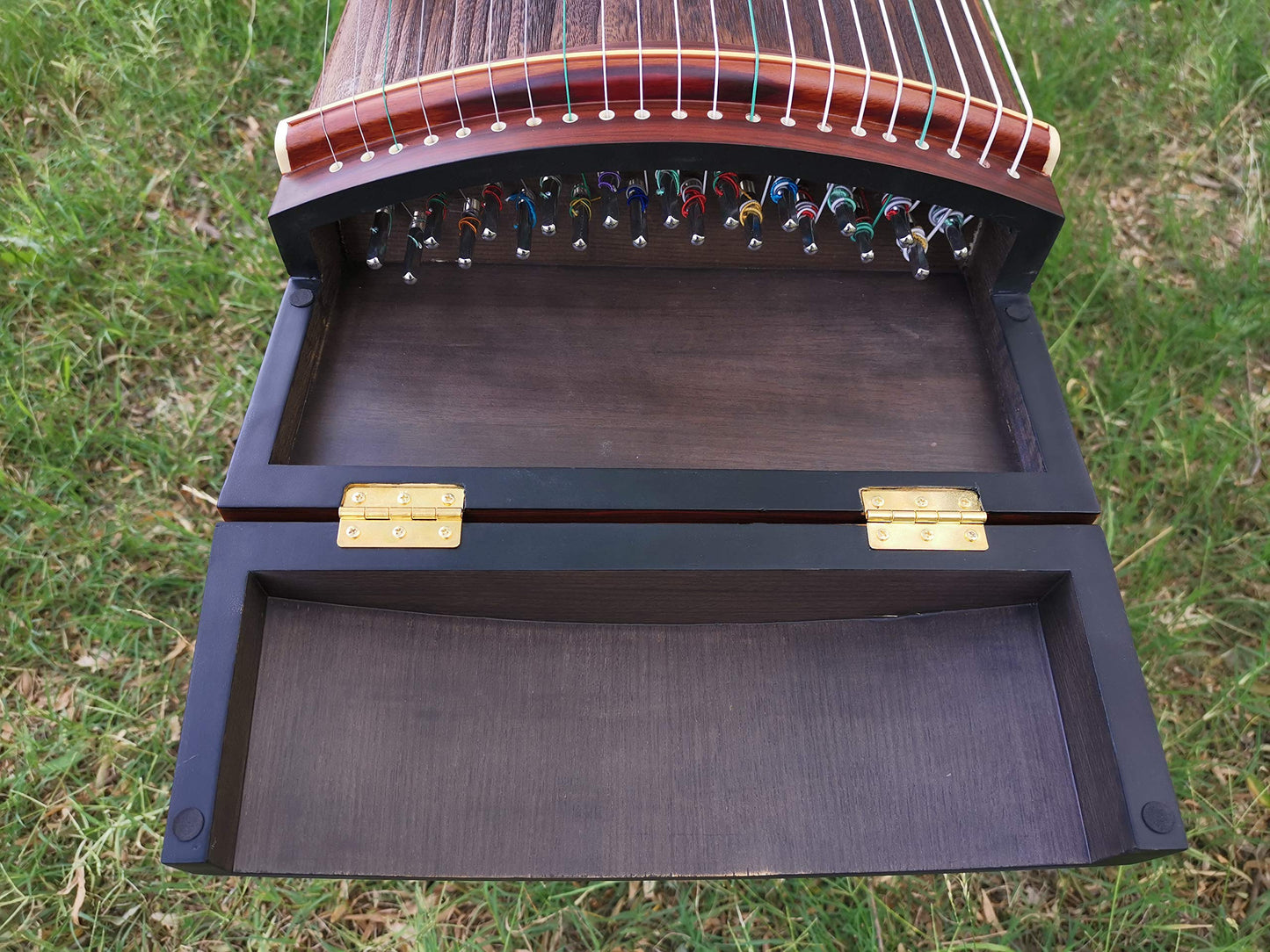 LANDTOM Professional Paulownia Guzheng（163cm）for Adults/Children/beginner (Flowing water)