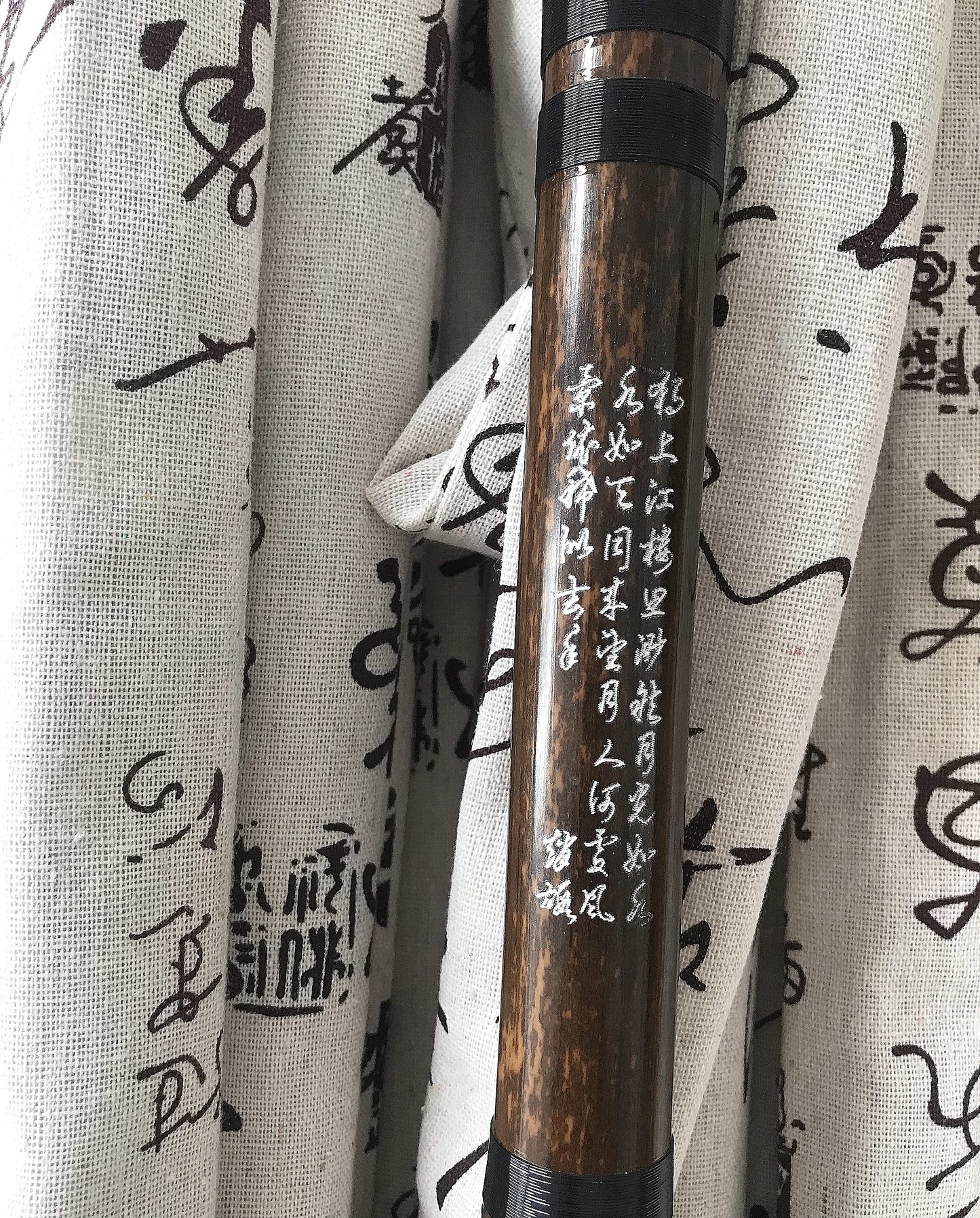LANDTOM Performers' Level/Professional 3-section Purple Bamboo Xiao Flute - (Right-Handed）