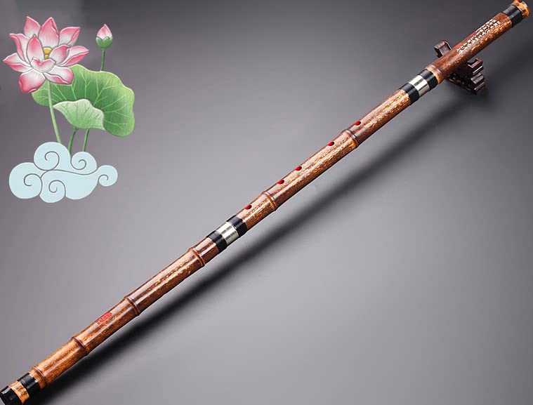 LANDTOM Performers' Level/Professional 3-section Purple Bamboo Xiao Flute - (Right-Handed）