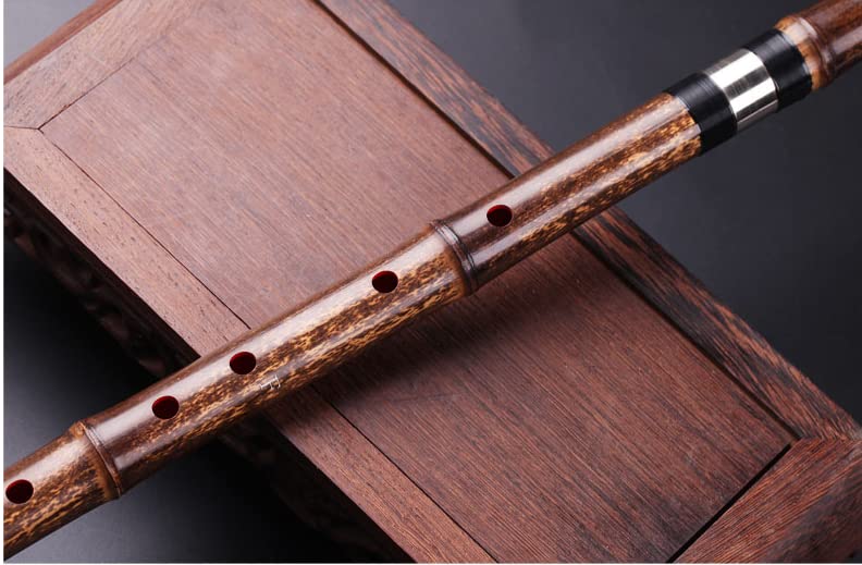 LANDTOM Performers' Level/Professional 3-section Purple Bamboo Xiao Flute - (Right-Handed）