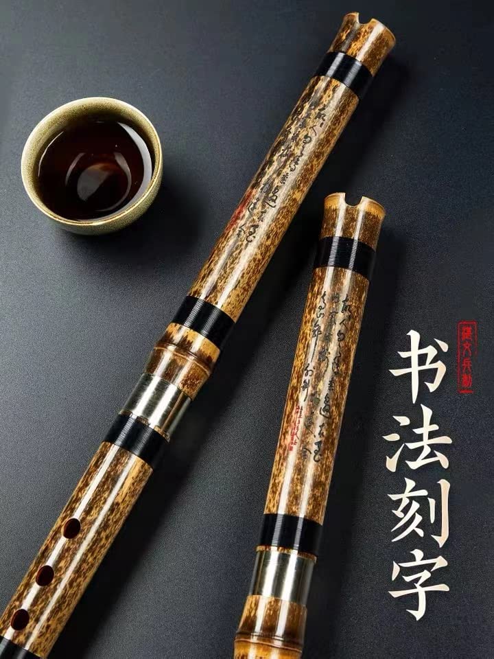 LANDTOM Concert/Collective Level Purple Bamboo Right-Handed 8 Hole Xiao Flute
