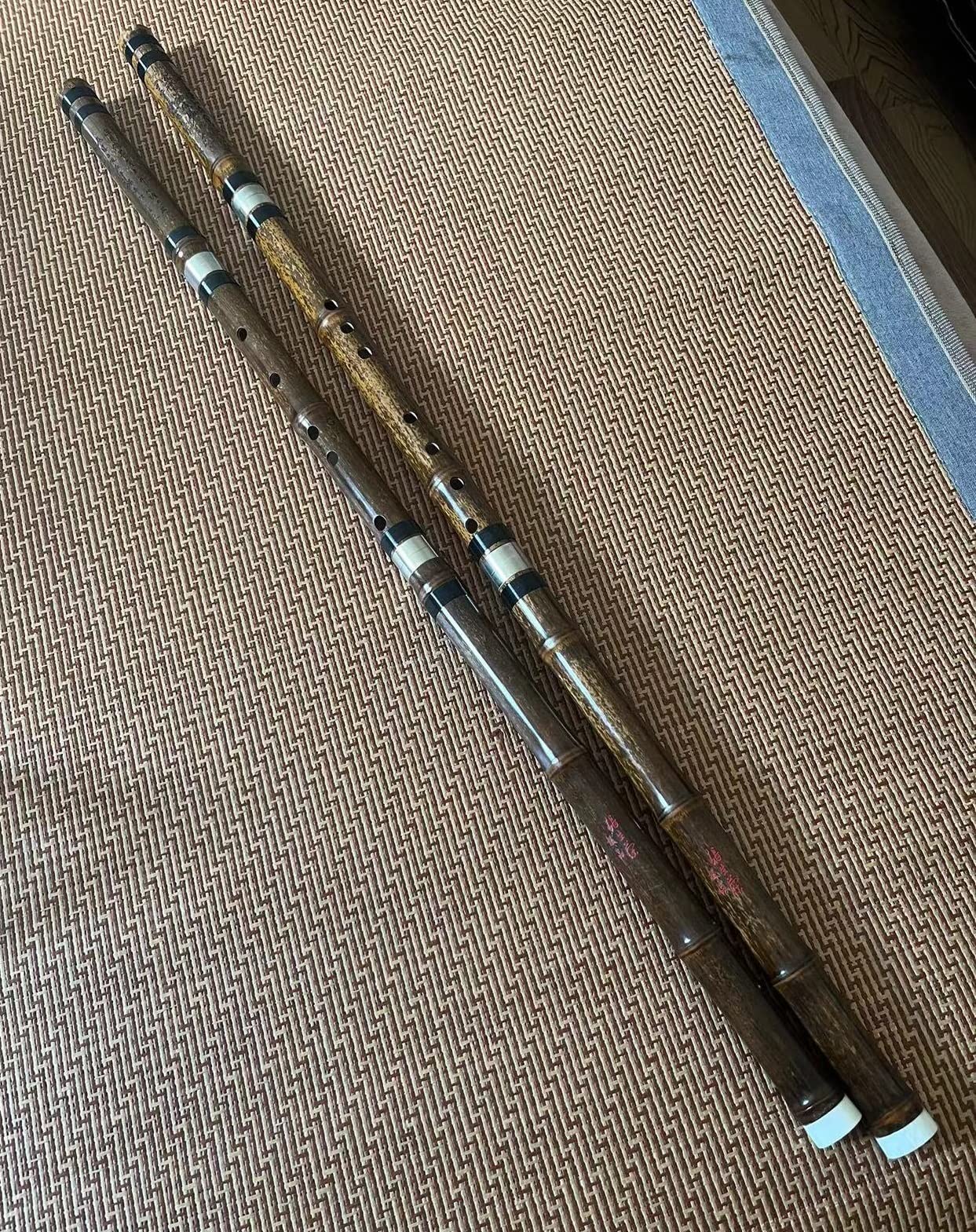 LANDTOM Concert/Collective Level Purple Bamboo Right-Handed 8 Hole Xiao Flute