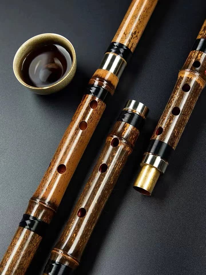 LANDTOM Concert/Collective Level Purple Bamboo Right-Handed 8 Hole Xiao Flute