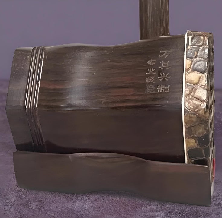 Wan Qixing(万其兴古月琴坊) Antique Redwood Erhu H303 – High-Grade Chinese Fiddle for Professional Performance
