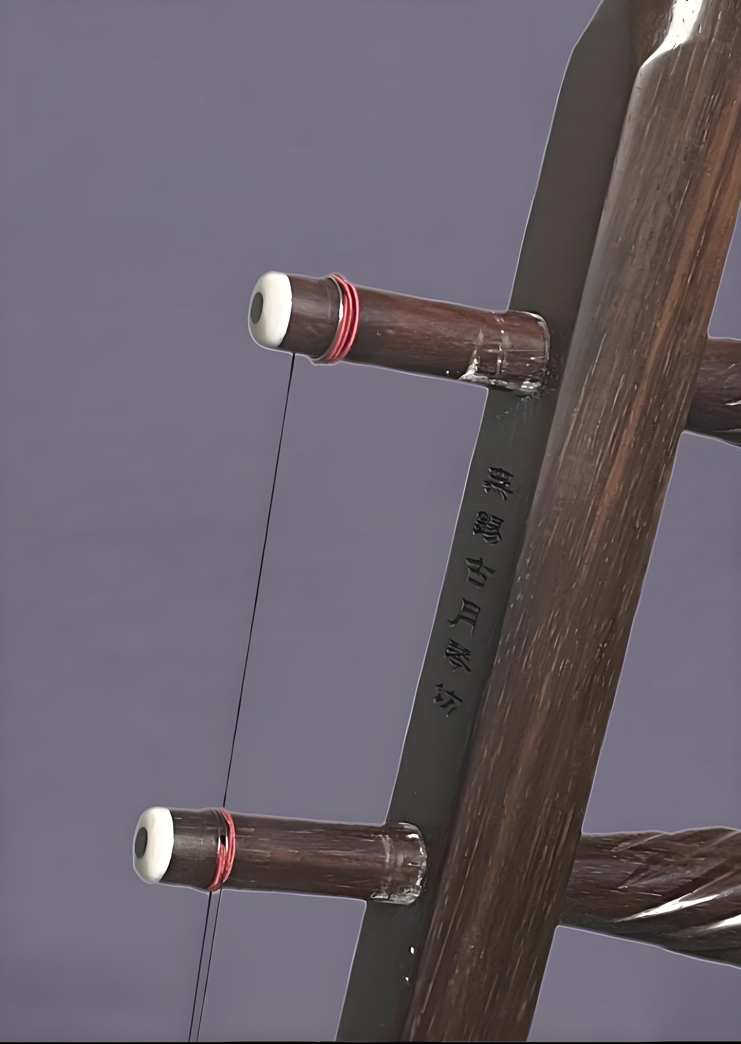 Wan Qixing(万其兴古月琴坊) Antique Redwood Erhu H303 – High-Grade Chinese Fiddle for Professional Performance