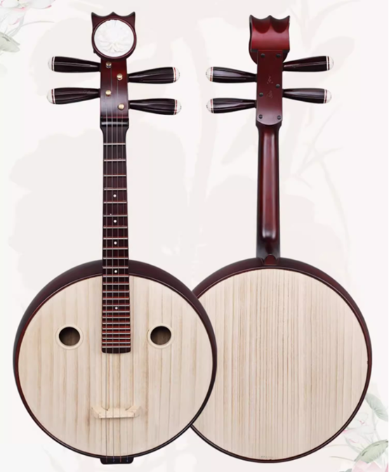 Yuehai Zhongruan 511 – Select Paulownia Top, Handmade Beginner Zhongruan, Transparent Bright Tone