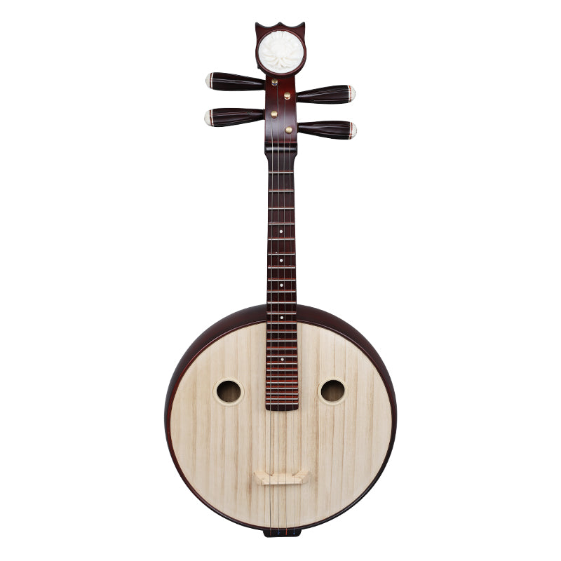 Yuehai Zhongruan 511 – Select Paulownia Top, Handmade Beginner Zhongruan, Transparent Bright Tone