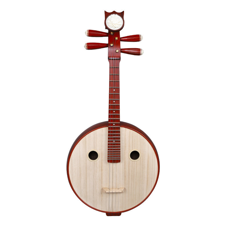 Yuehai Zhongruan 512 - Premium Handcrafted Zhongruan with Transparent Tone & African Rosewood for Beginners and Amateurs