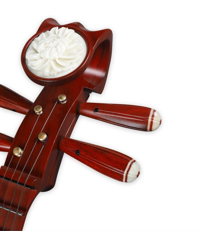 Yuehai Zhongruan 512 - Premium Handcrafted Zhongruan with Transparent Tone & African Rosewood for Beginners and Amateurs