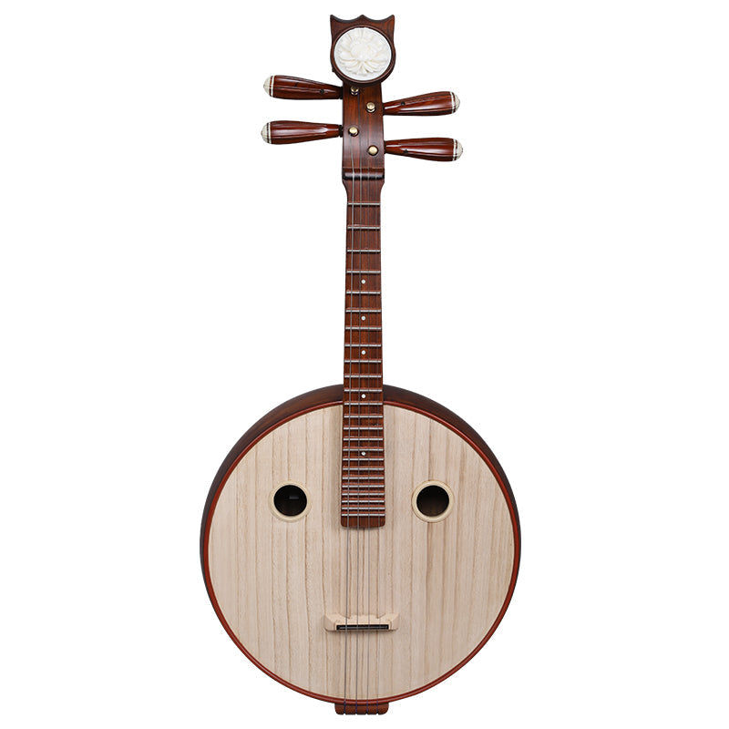 Yuehai Zhongruan 513 - Handcrafted Professional Zhongruan with Tiete Rosewood & Transparent Tone for Performance and Professional Grade Exams