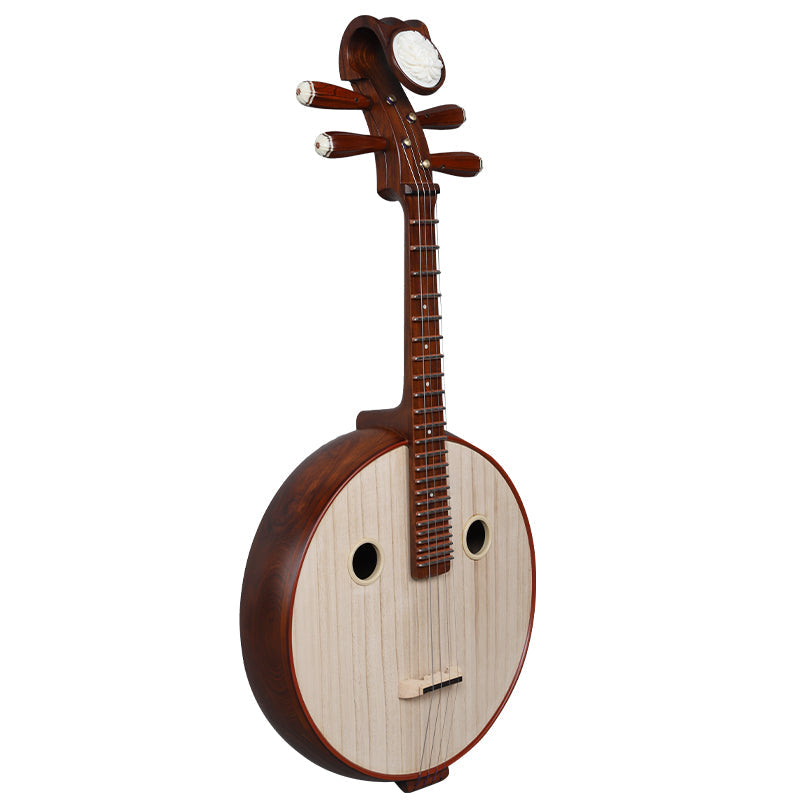 Yuehai Zhongruan 513 - Handcrafted Professional Zhongruan with Tiete Rosewood & Transparent Tone for Performance and Professional Grade Exams