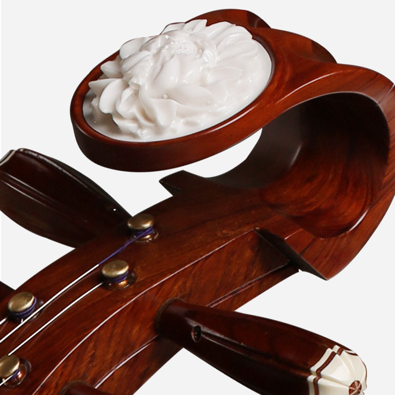 Yuehai Zhongruan 513 - Handcrafted Professional Zhongruan with Tiete Rosewood & Transparent Tone for Performance and Professional Grade Exams