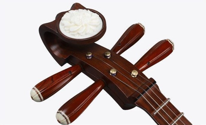 Yuehai Zhongruan 513 - Handcrafted Professional Zhongruan with Tiete Rosewood & Transparent Tone for Performance and Professional Grade Exams