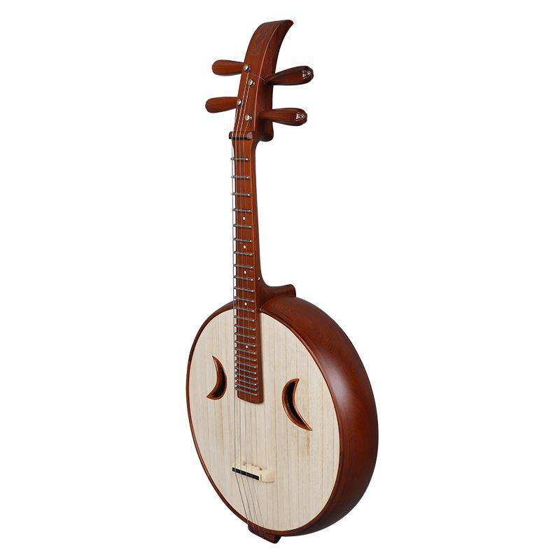 Yuehai Ruanzu Zhongruan 514Z - Handcrafted Indian Rosewood Zhongruan with Transparent Tone for Professional Performances