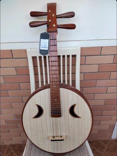 Yuehai Ruanzu Zhongruan 514Z - Handcrafted Indian Rosewood Zhongruan with Transparent Tone for Professional Performances