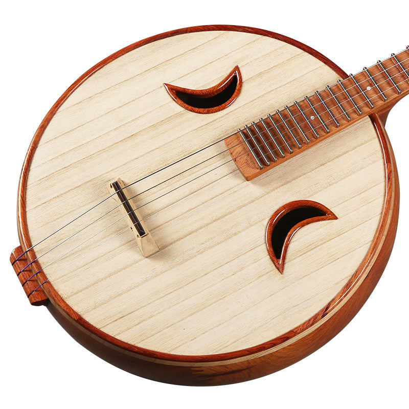 Yuehai Collection-level Zhongruan 514Z-AA - Premium Indian Rosewood Zhongruan with Transparent Tone for Professional and Collector Use
