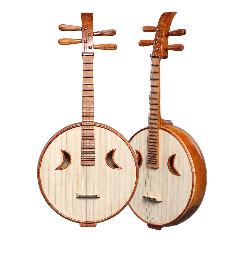 Yuehai Collection-level Zhongruan 514Z-AA - Premium Indian Rosewood Zhongruan with Transparent Tone for Professional and Collector Use