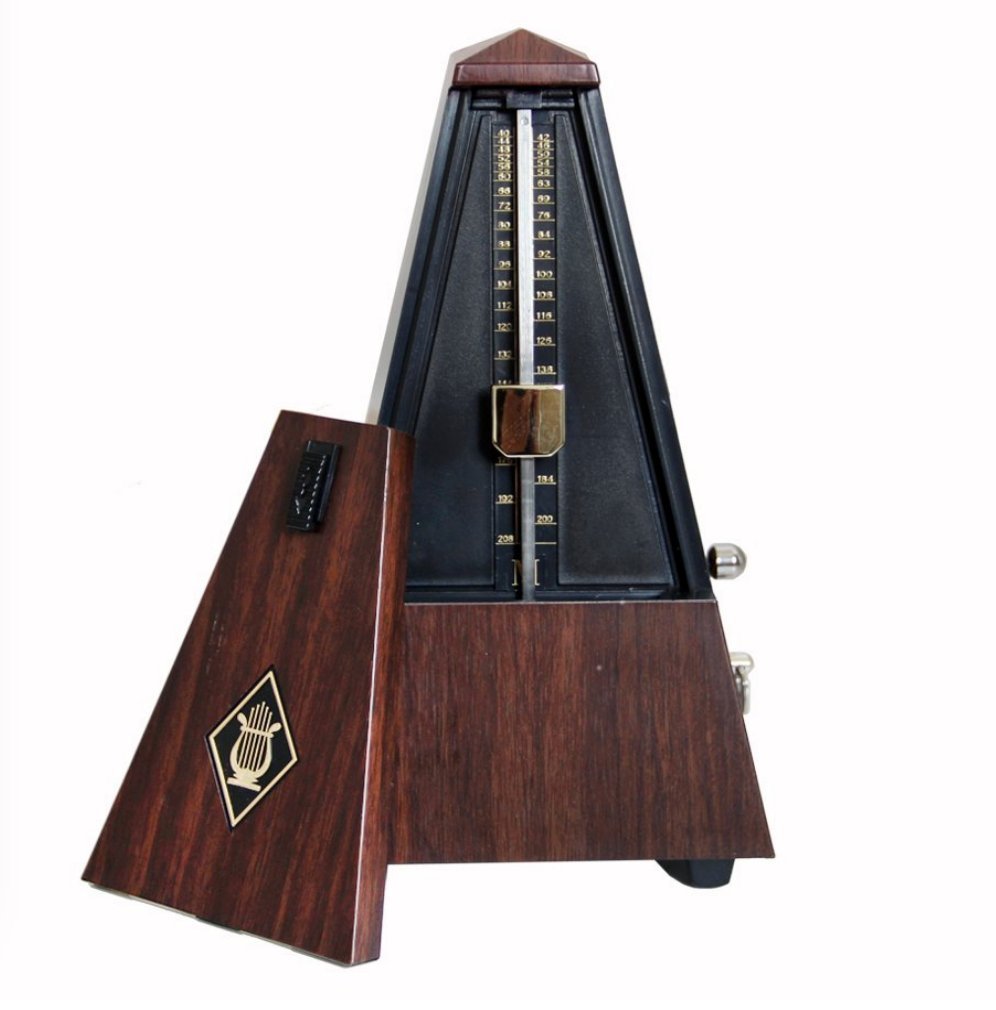 FRIEND® Mechanical Metronome Audible Click & Bell Ring Pyramid Style for Guitar/Bass/Piano/Violin