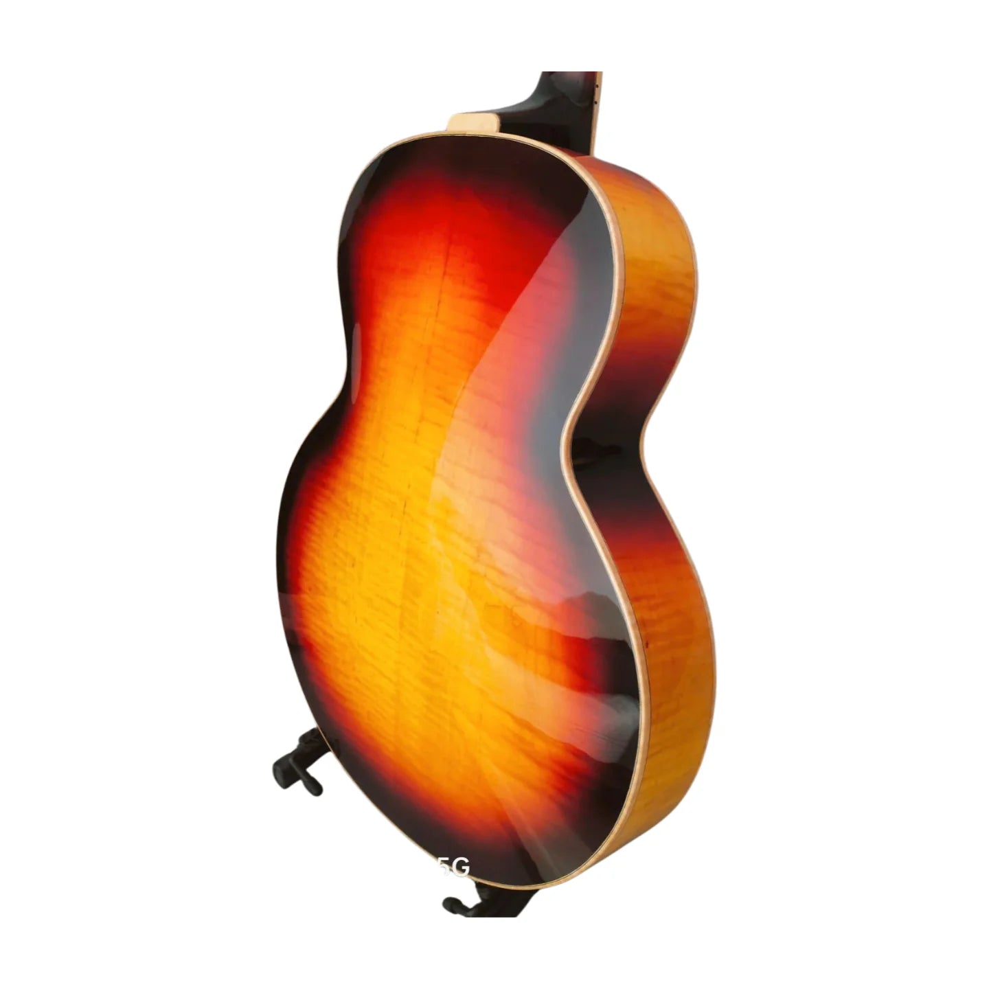 LANDTOM Customizable Acoustic Hollow Guitar Handcrafted Solid Maple Wood Jazz Guitar Instruments Musical