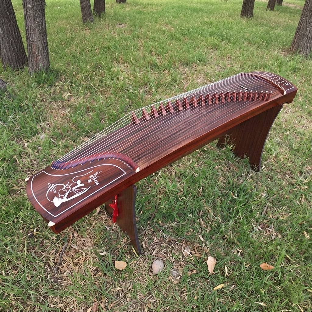Landtom Professional Paulownia Guzheng（163cm）for Adults/beginner (The great beauties)