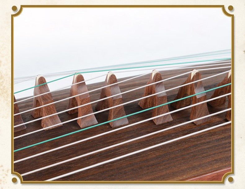 Dunhuang Professional Performance Level Master Limited Series Black Walnut Guzheng HC2KK/QLC 敦煌牌繁花似锦 for Professionals