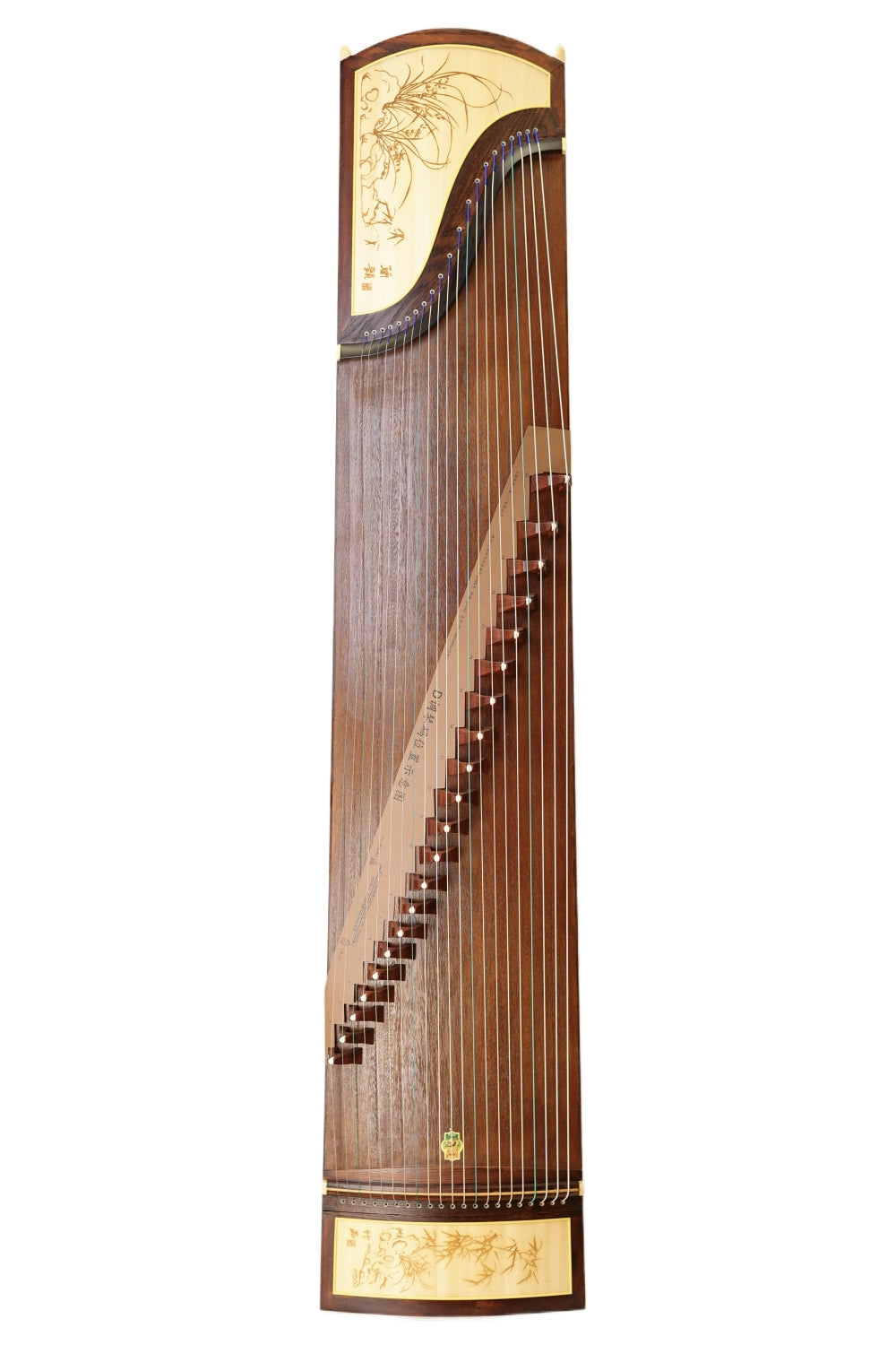 Dunhuang Entry Level Lan Yun You Meng – Orchid's Dreamy Rhyme Select-Grade Manchurian Ash Guzheng 689E-NJ 敦煌牌兰韵幽梦 for Begginers