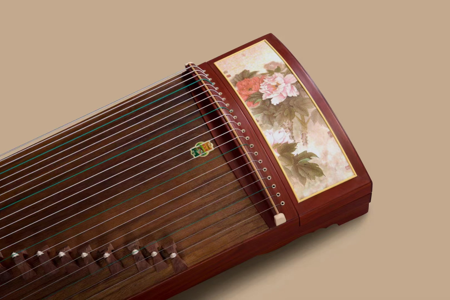Dunhuang Entry Level Silken Blossoms African Blackwood Guzheng 696B-R 敦煌牌国色天香 for Begginers Performancers Graded Examinations