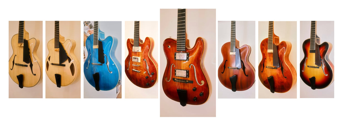 LANDTOM High Quality Maple Jazz Guitars Customizable Acoustic Guitar