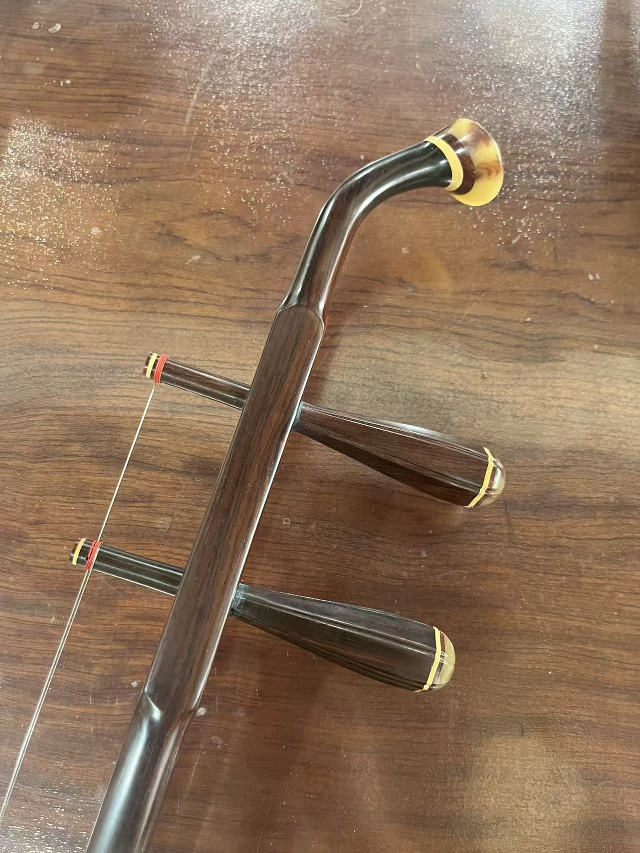 LANDTOM Professional Aged Rosewood Erhu Handmade Chinese Two-String Violin Performance Grade Musical Instrument