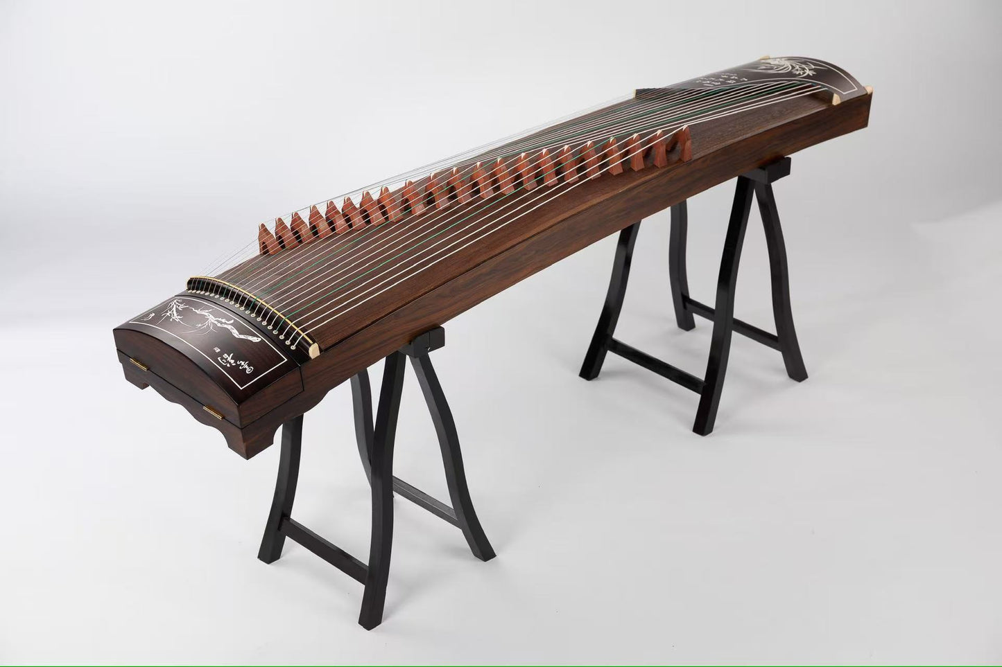LANDTOM Professional Paulownia Guzheng (163cm) for Adults/beginner (Ink Rhyme)