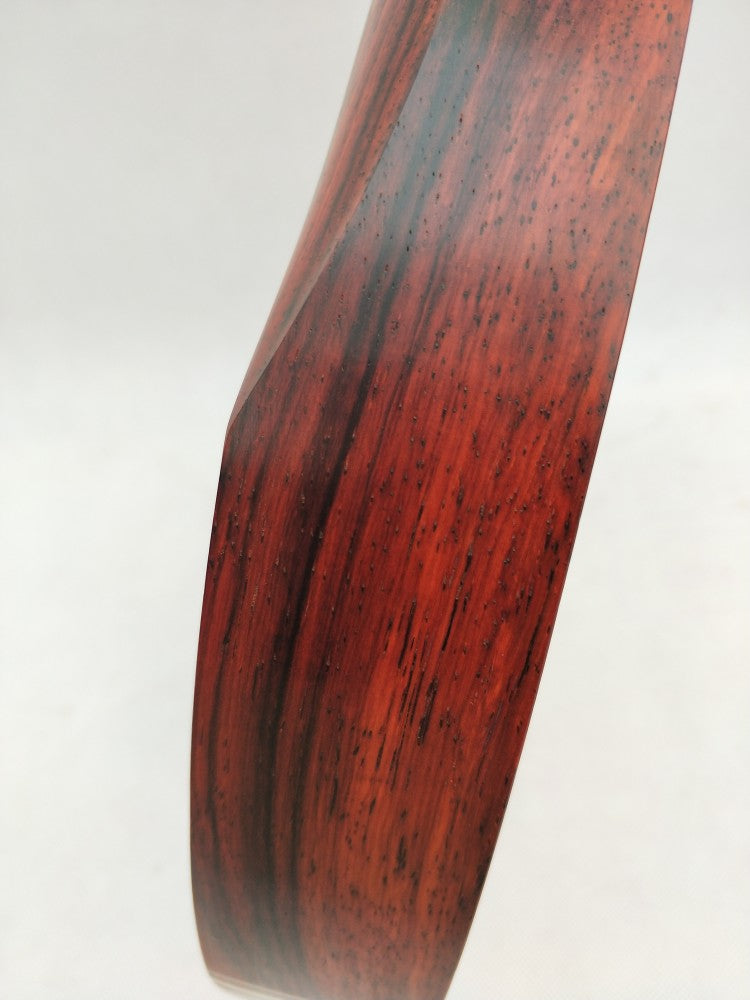 LANDTOM Handcrafted Professional Aged Rosewood Peking Opera Yueqin with Paulownia Soundboard, Cutaway Body, Traditional Chinese Moon Guitar for Performance