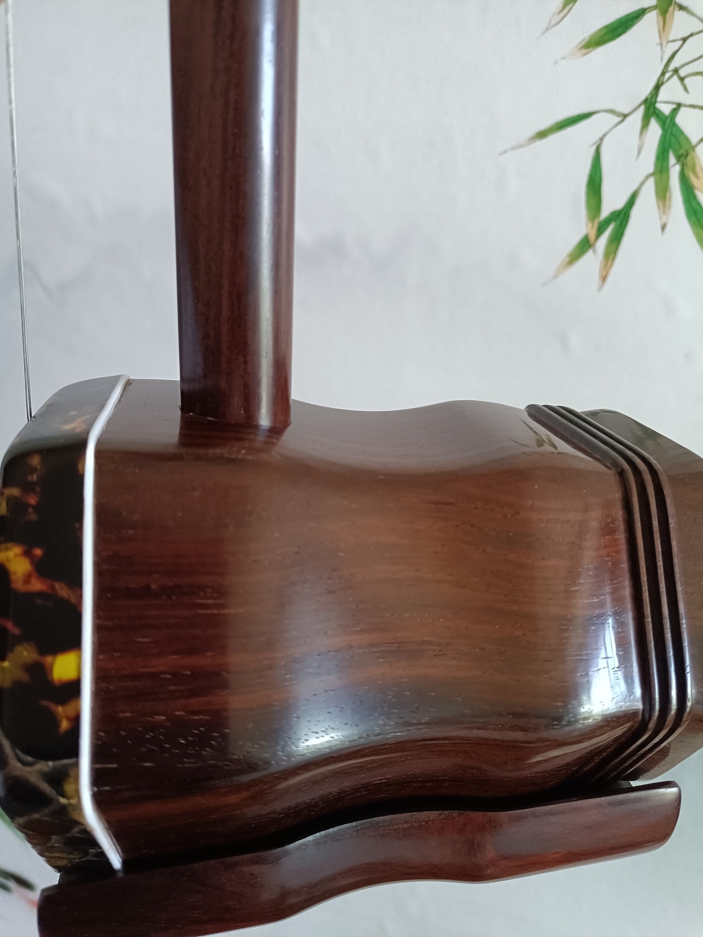 LANDTOM Professional Aged Rosewood Erhu Handmade Chinese Two-String Violin Performance Grade Musical Instrument